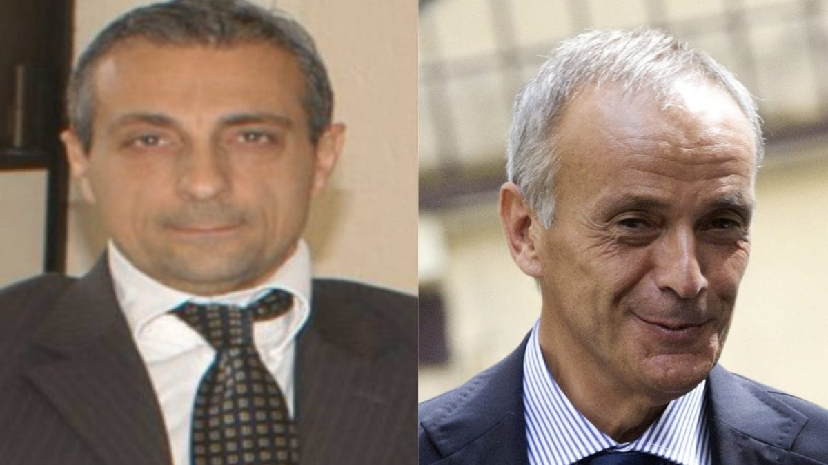 A sinistra Pasquale Striano, a destra Antonio Laudati