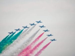 Frecce Tricolori oggi a Roma, a che ora vedere il sorvolo e dove passano per gli Internazionali di Tennis