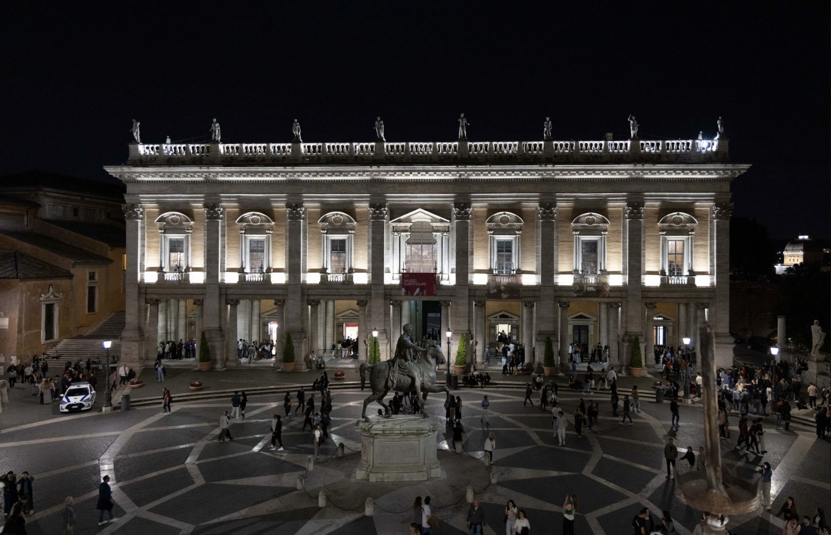 Piazza del Campidoglio la notte dei musei