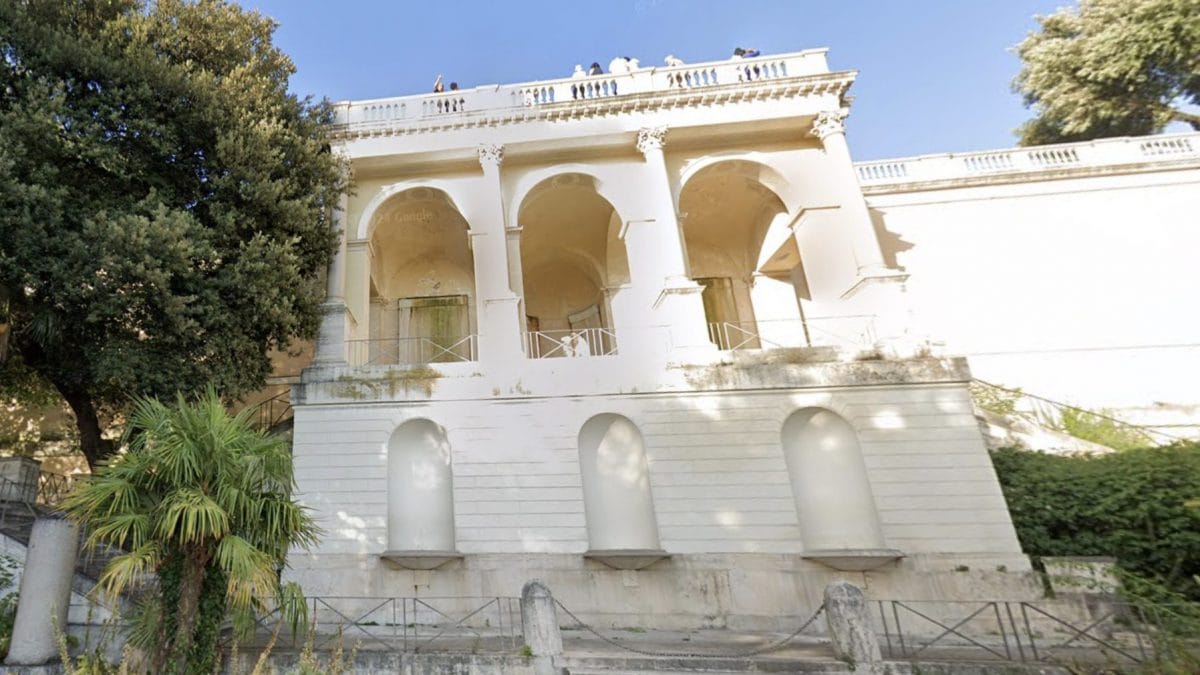 Il terrazzo del Pincio a Villa Borghese (da Google Maps)