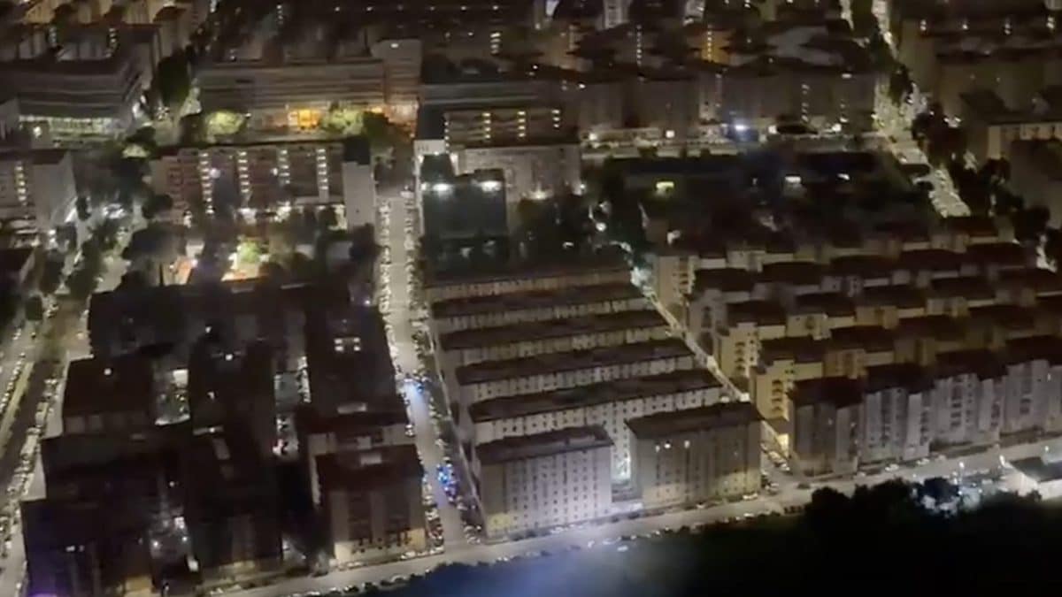 Il quartiere Don Bosco dall’alto (da carabinieri)