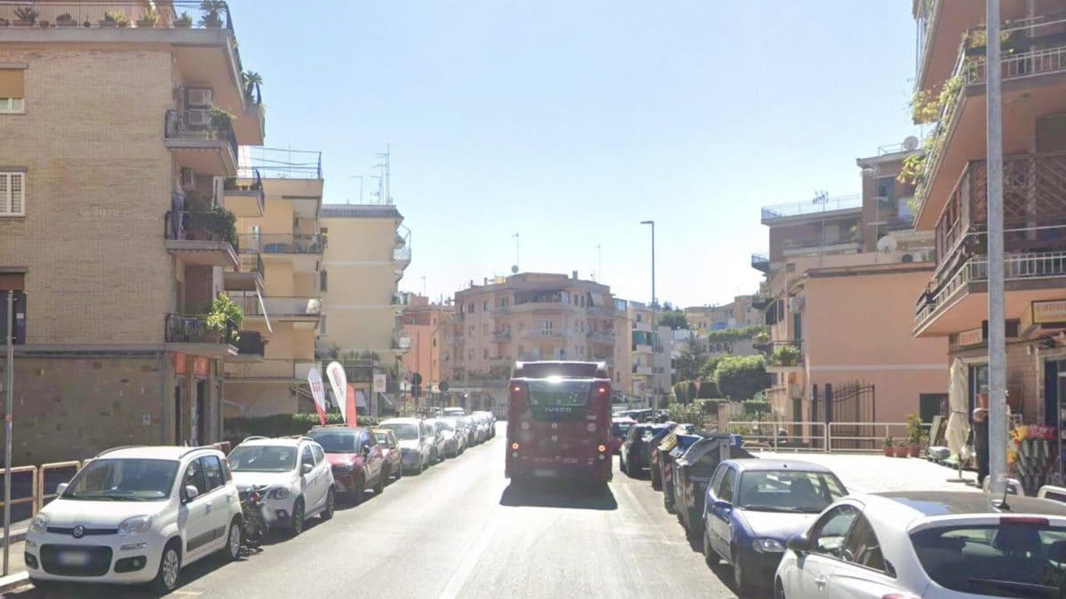Via dei Monti di Primavalle (Foto da Google Earth)