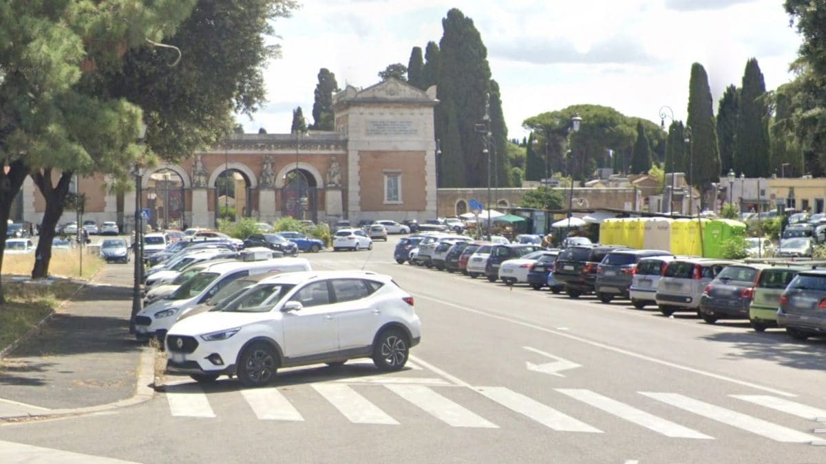 Piazzale del Verano, in zona San Lorenzo a Roma