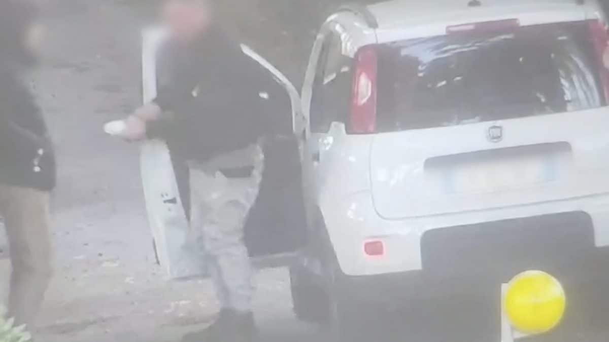 Una delle consegne della cocaina introdotta in Italia dal cartello