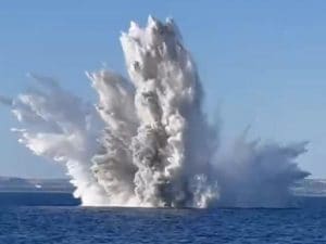 Trovata una bomba della Seconda Guerra Mondiale su