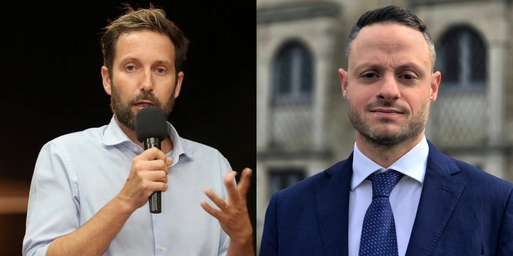 A sinistra Zoccolotti, a destra Papalia.