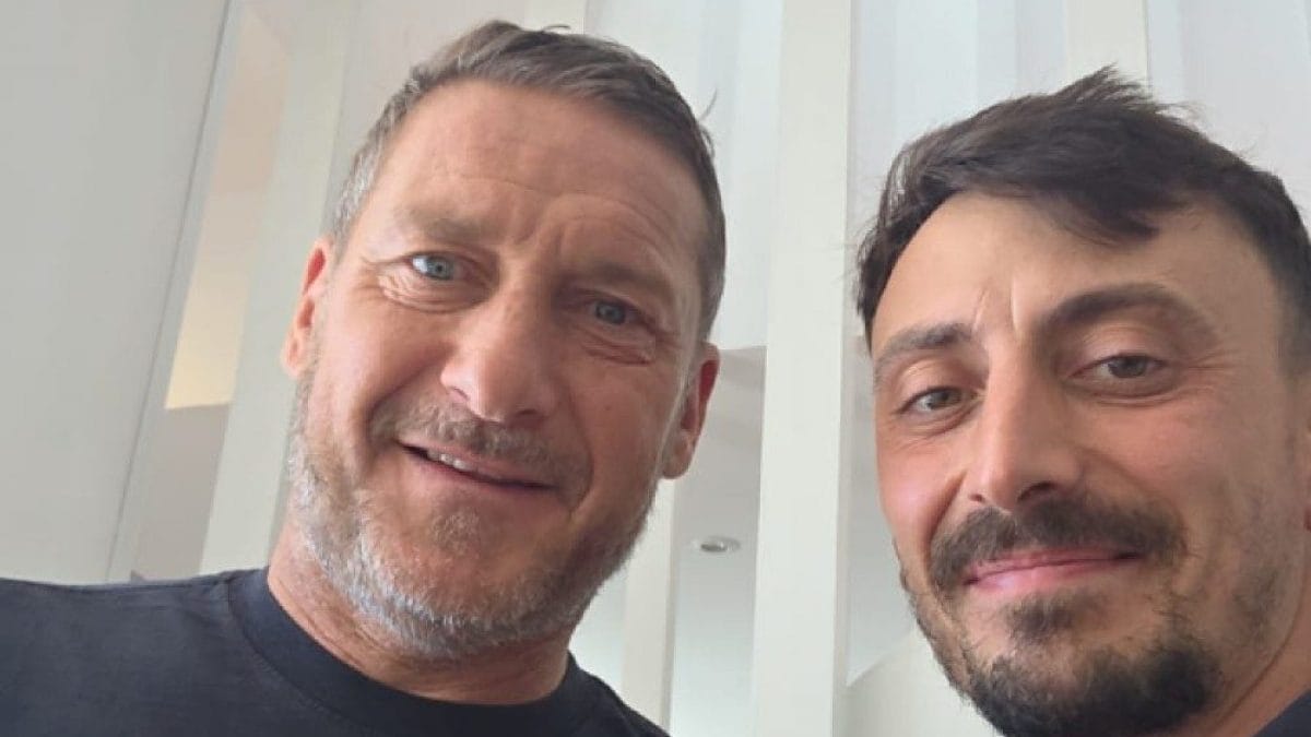 Francesco Totti e Daniel Palmieri