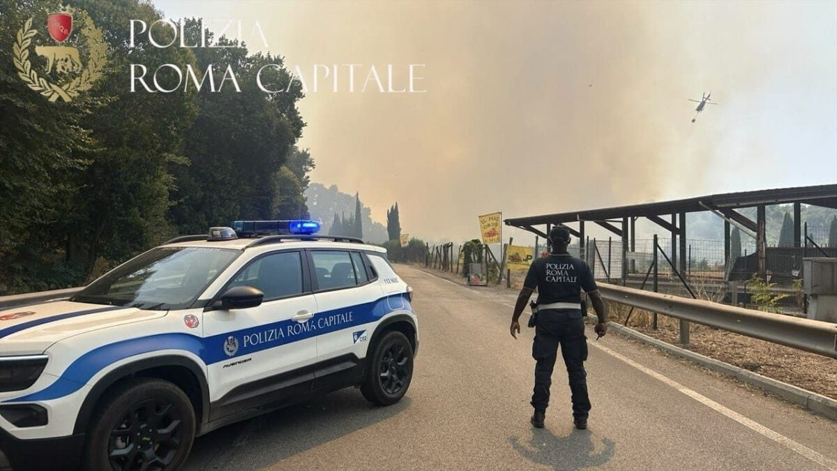 L'incendio in via della Solfarata