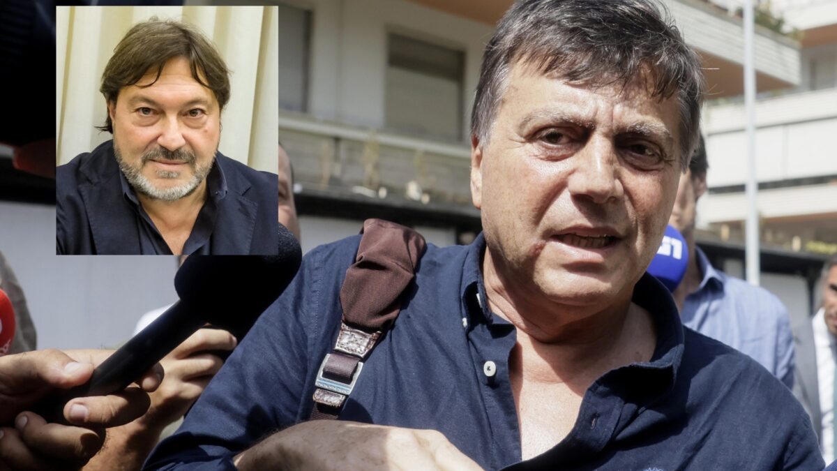 Valter Lavitola, nel riquadro Sigfrido Ranucci.