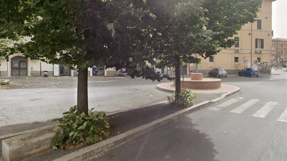 Piazza della Libertà a Monterotondo oggi.
