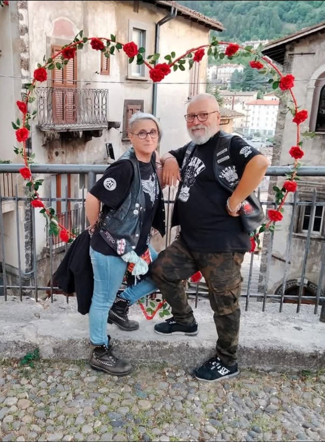 Daniela Bellanca e il compagno Giampiero Colasanti.