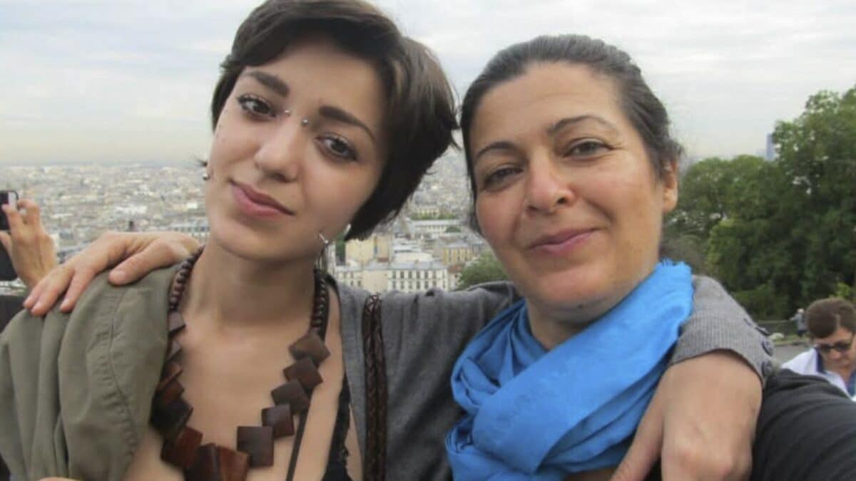 Dafne Rebaudo con sua mamma Laura