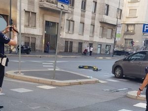 Foto di archivio: l’incidente in viale Tunisia (Foto di Piermario Sarina)