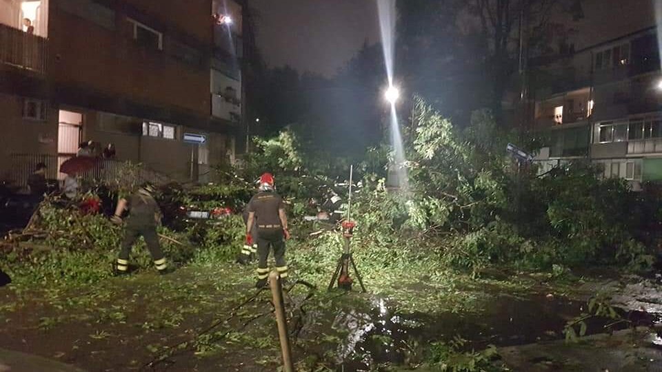 Nubifragio su Milano [Foto di Fabio Galesi]