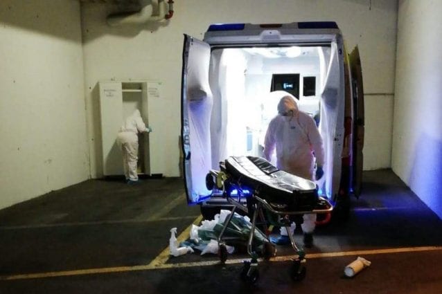Un’ambulanza dell’associazione Sos Lurago