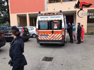 Il luogo dell’omicidio (carabinieri di Monza)