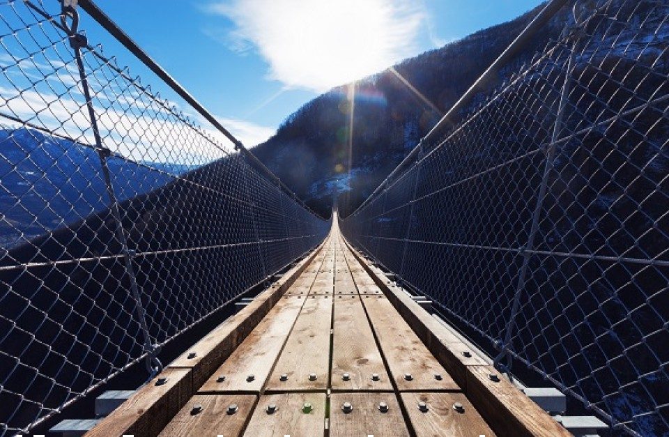 ponte tibetano (Immagine di repertorio)