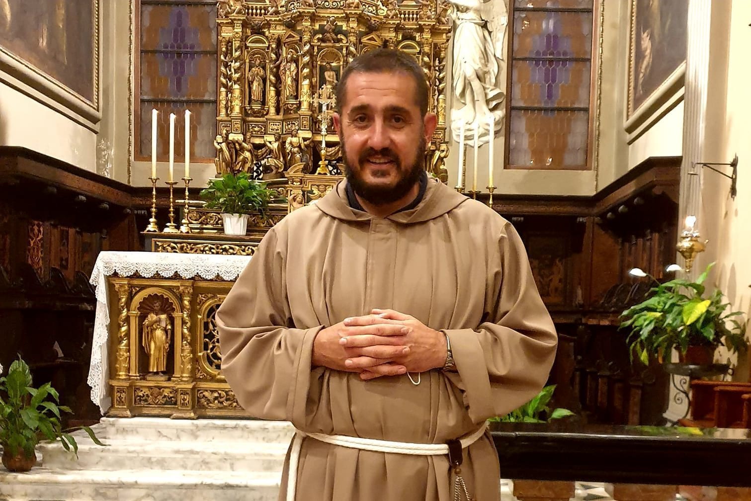 Frate Stefano Baruta (Pagina Facebook Comune di Chiuro)