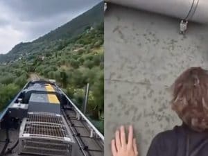 Il video di due ragazzi sul tetto di un treno in corsa, è la nuova sfida social: indaga la Polfer
