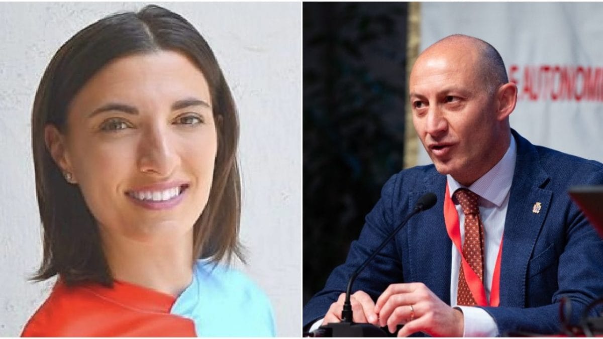 L’assessora dimissionaria Alessandra Durante e il sindaco di Lecco Mauro Gattinoni