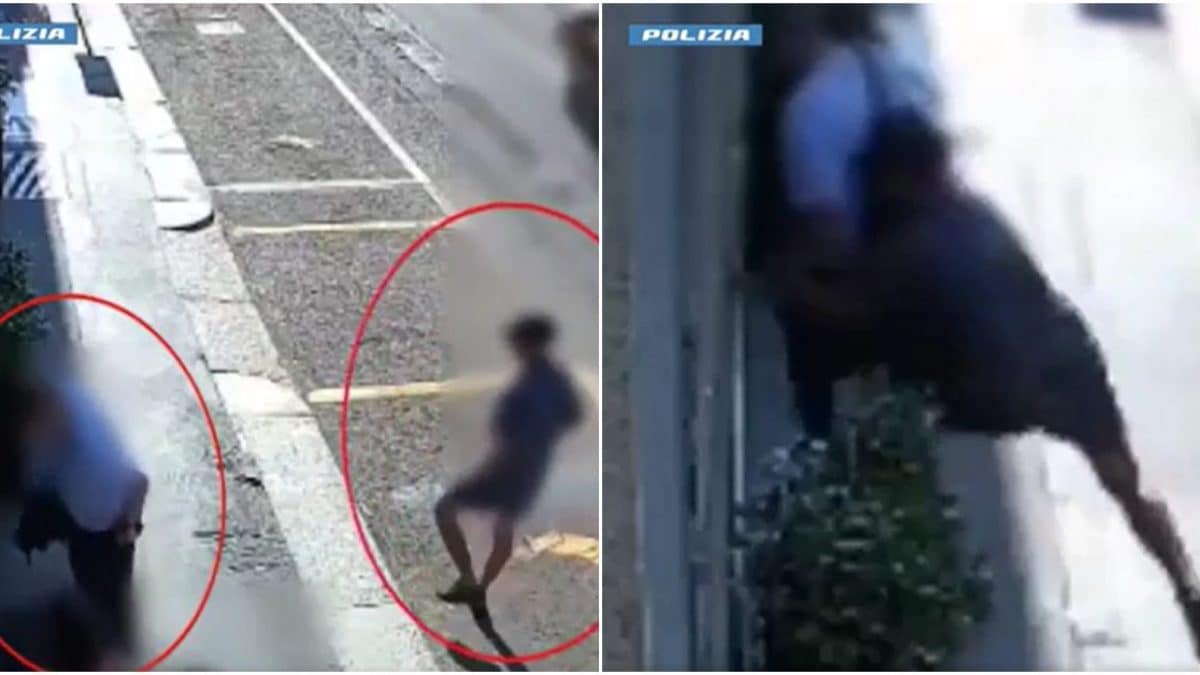 I frame del video della rapina a Nevzat Kaya