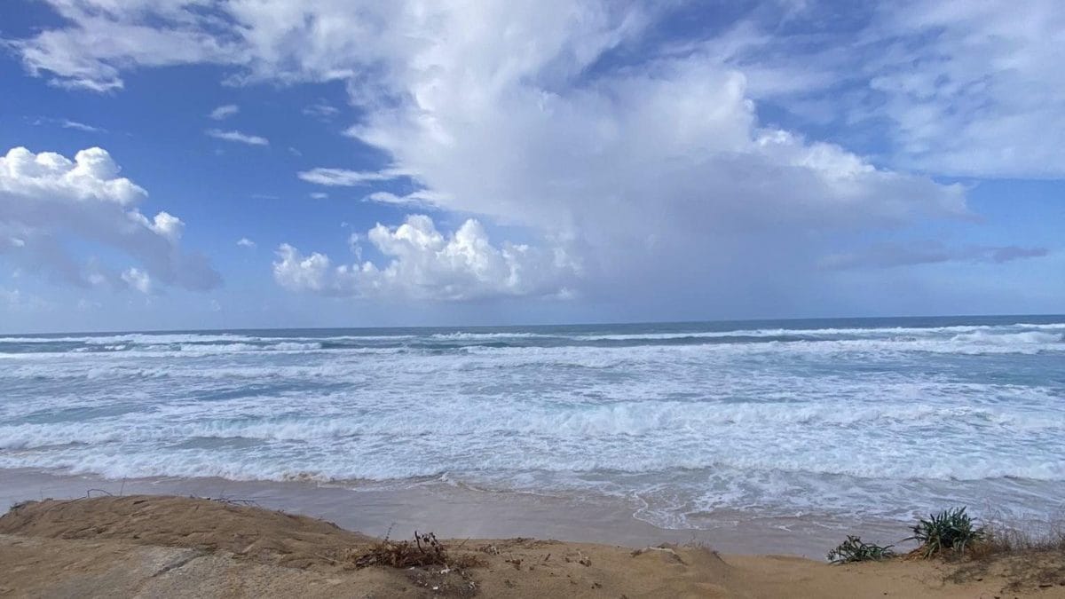 La spiaggia di Buggerru (Sud Sardegna)