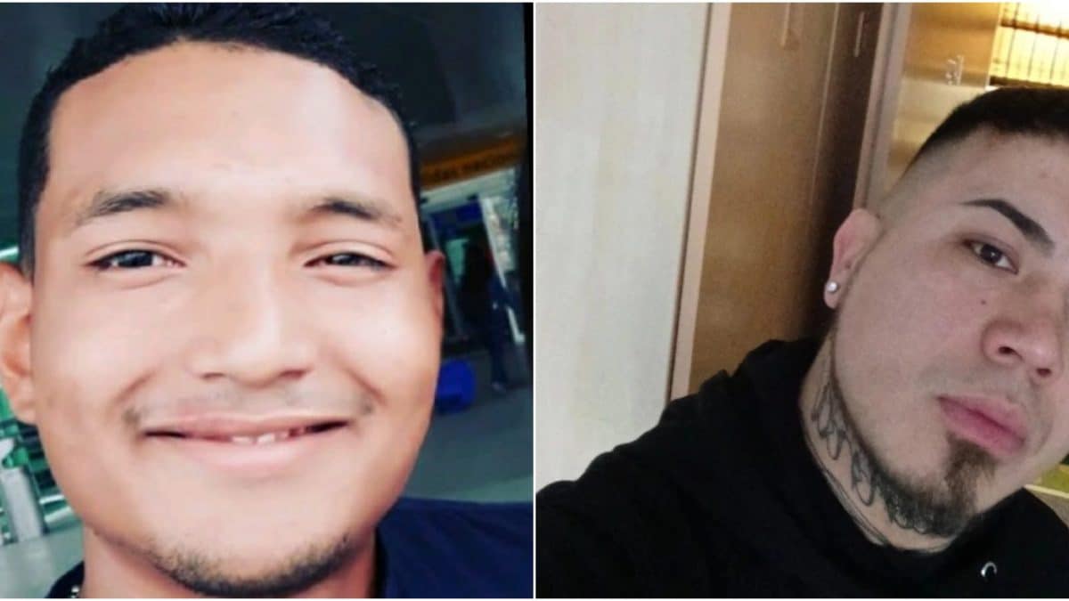 A sinistra la vittima, Jefferson Garcia e a destra l’aggressore, Bryan Josè Vera Siguenza (Fonte: Facebook).