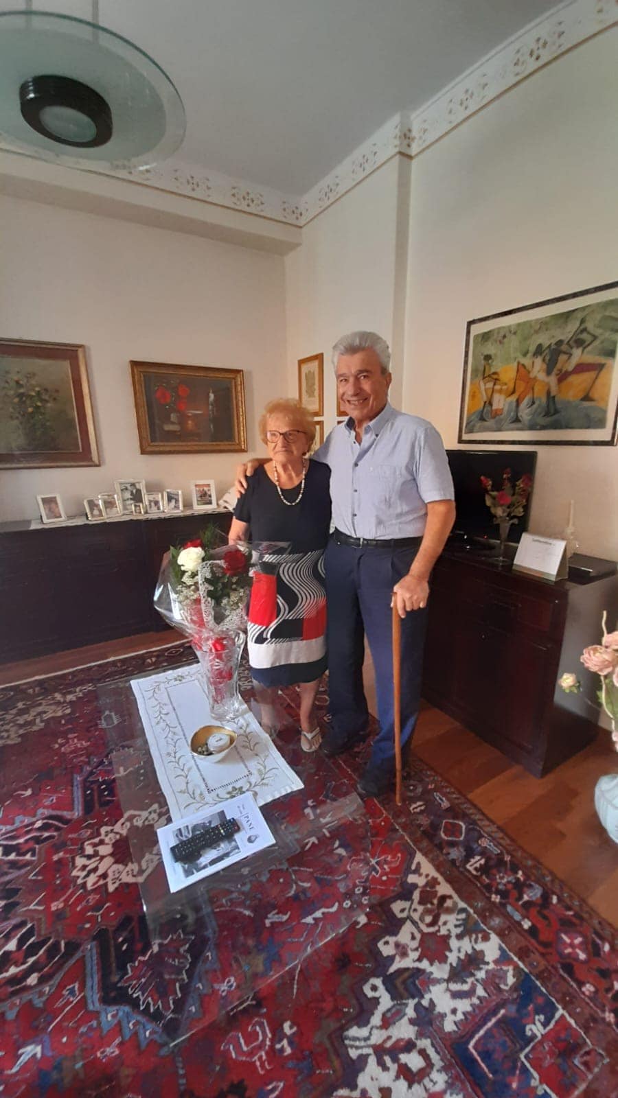 Luigi Lanzini e la moglie Fausta (Fonte: Facebook)