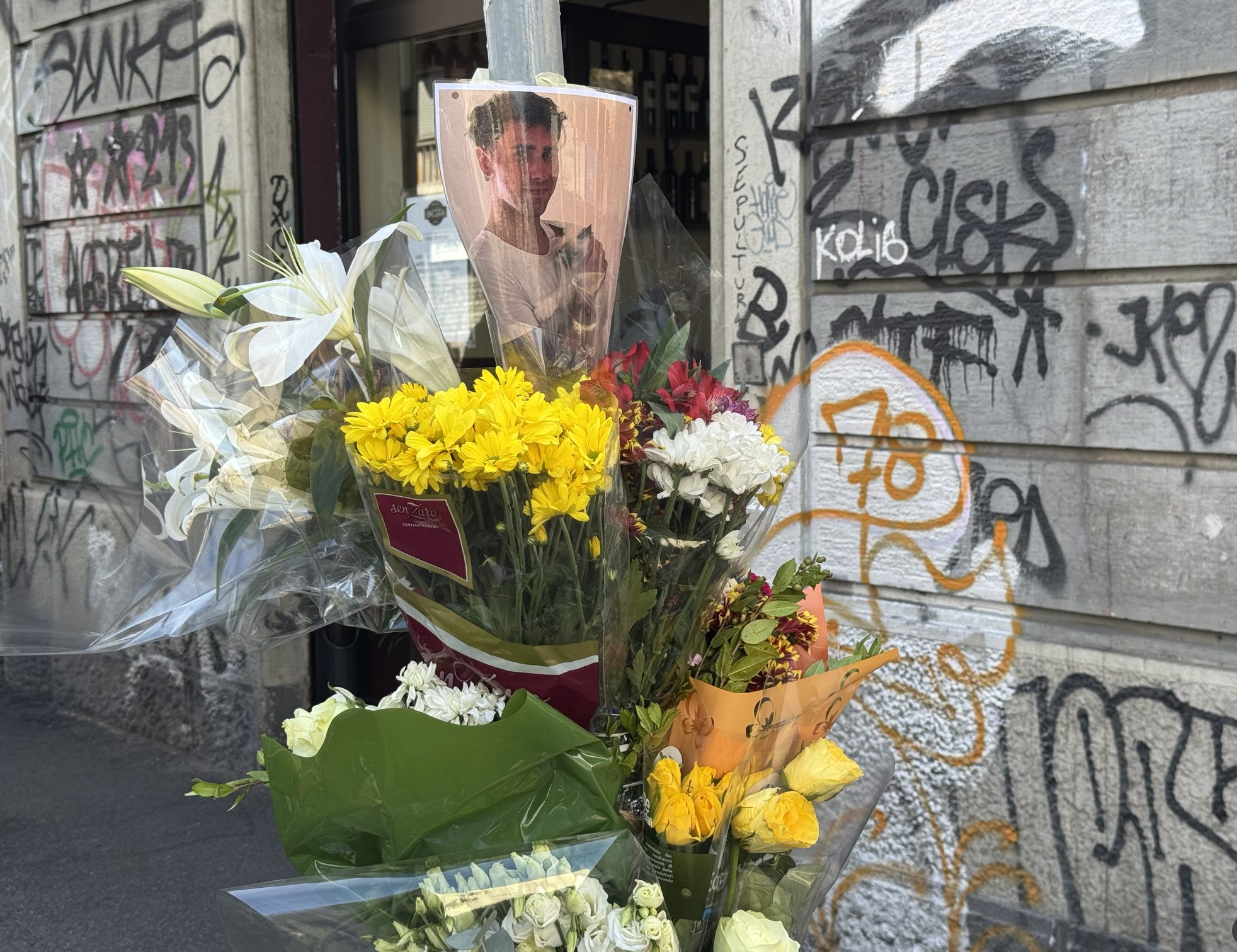Foto di Matteo Barone sul luogo dell’incidente