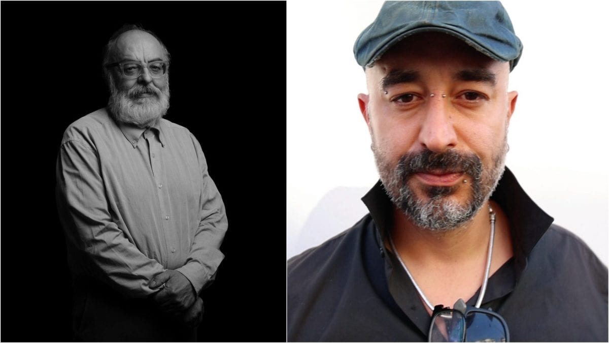 Da sinistra: Maurizio Rebuzzini per Obiettivo Camera ©️ Elisabetta Brian; Filippo Rebuzzini
