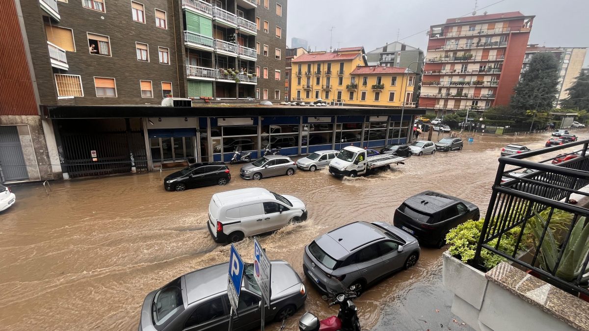 Esondazione del fiume Seveso il 22 settembre 2025 – Fonte: Fanpage.it