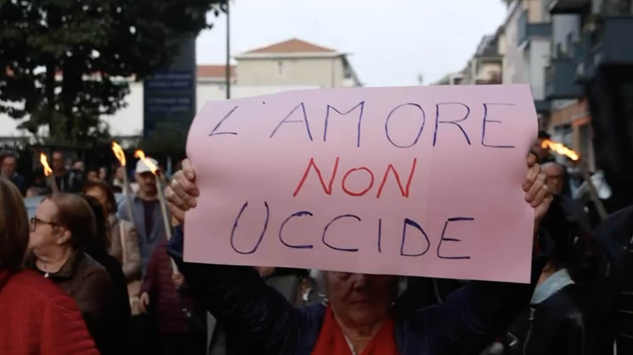 Duemila persone in piazza per Pamela Genini, vittima di femminicidio: "L'amore non uccide"