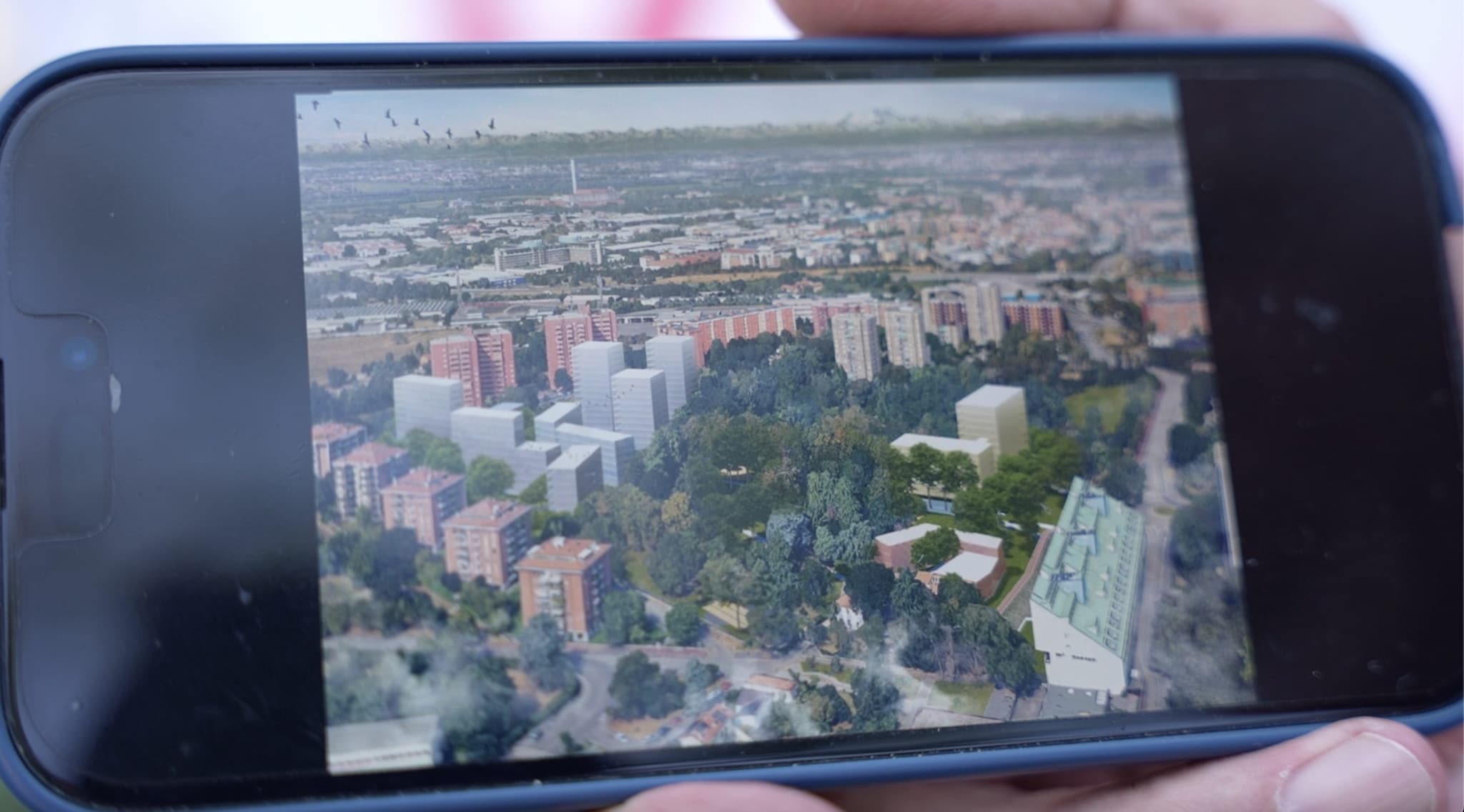 Rendering, non definitivo, del piano attuativo San Leonardo