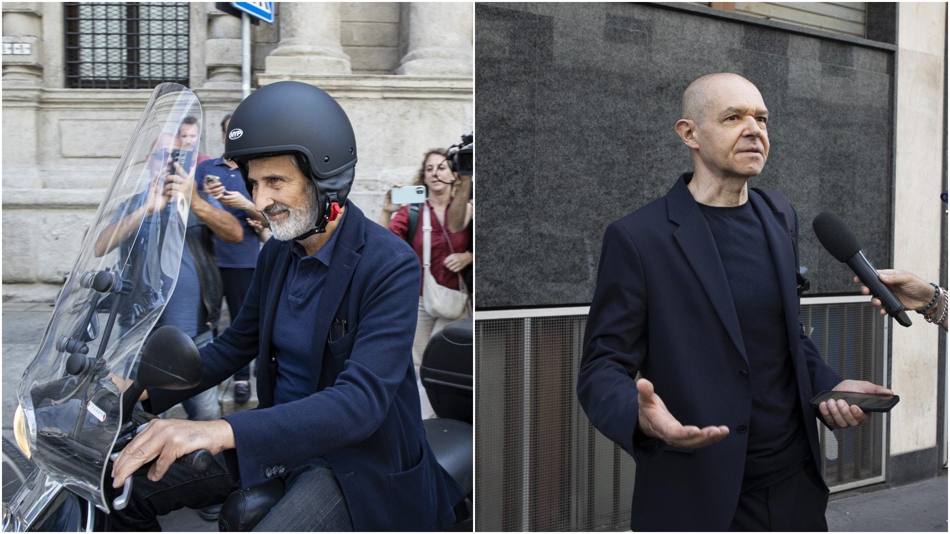 Da sinistra: l’ex assessore all’Urbanistica Giancarlo Tancredi e l’ex presidente della Commissione Paesaggio Giuseppe Marinoni