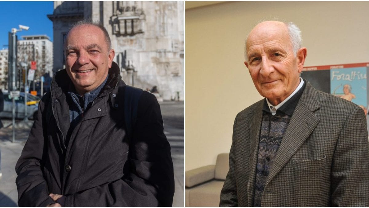 Don Claudio Burgio (a sinistra) e don Gino Rigoldi (a destra) – foto da LaPresse