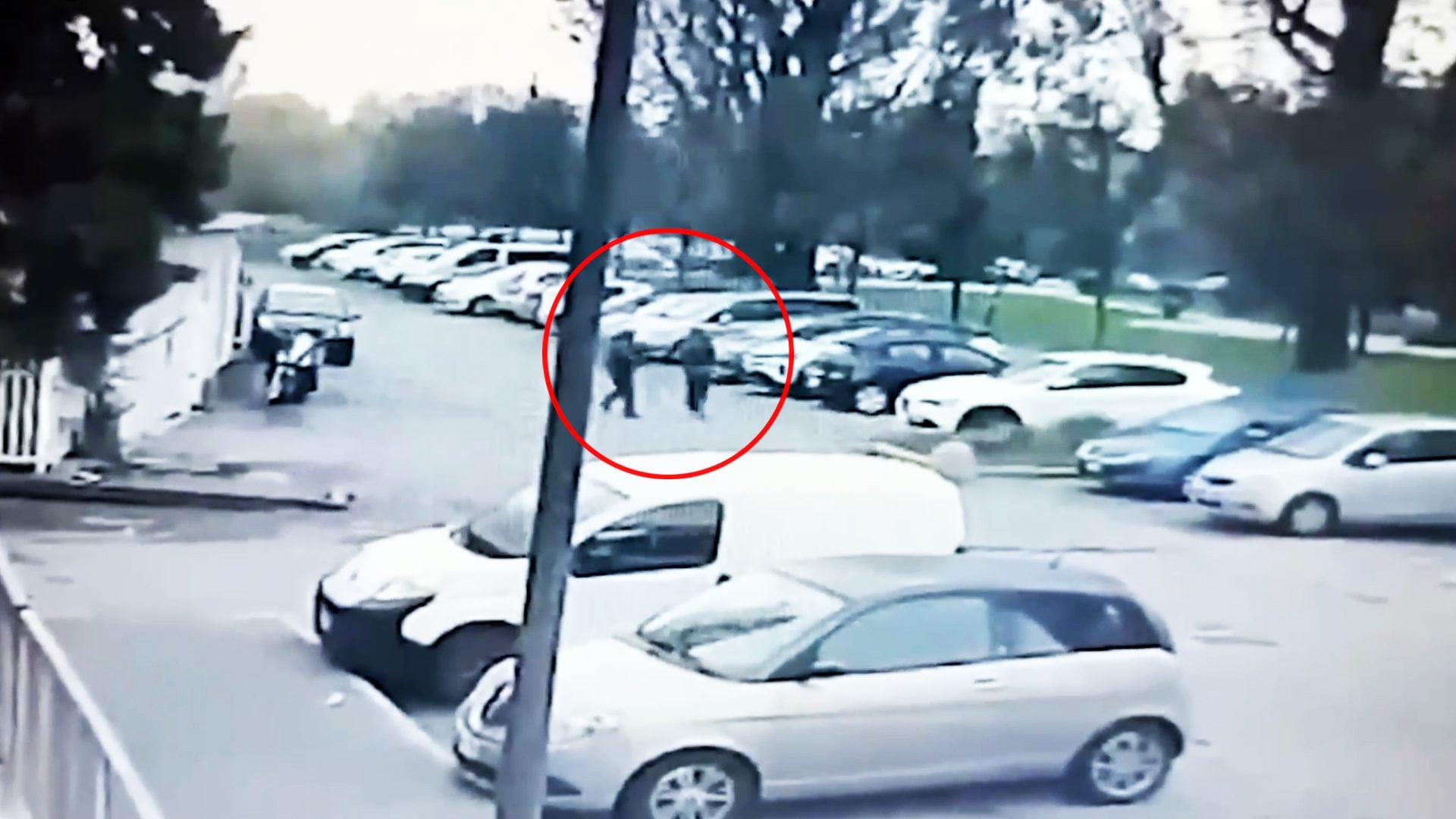 Le immagini delle telecamere in via Grassini che riprendono Morcaldi che aggredisce l’ex moglie Luciana Ronchi