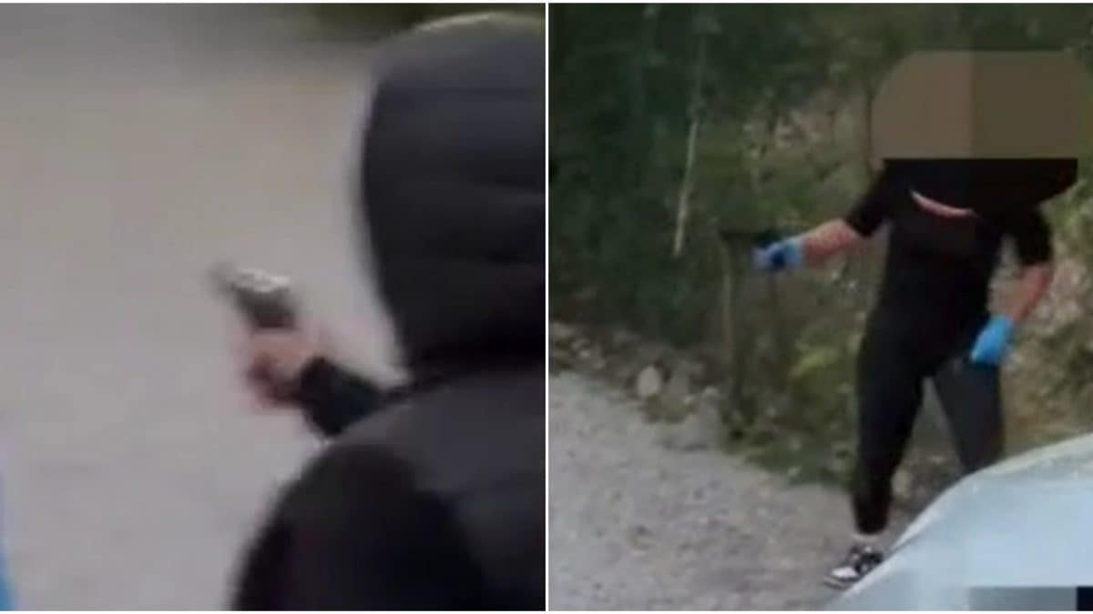 La sparatoria a Lonato del Garda (frame da video carabinieri)