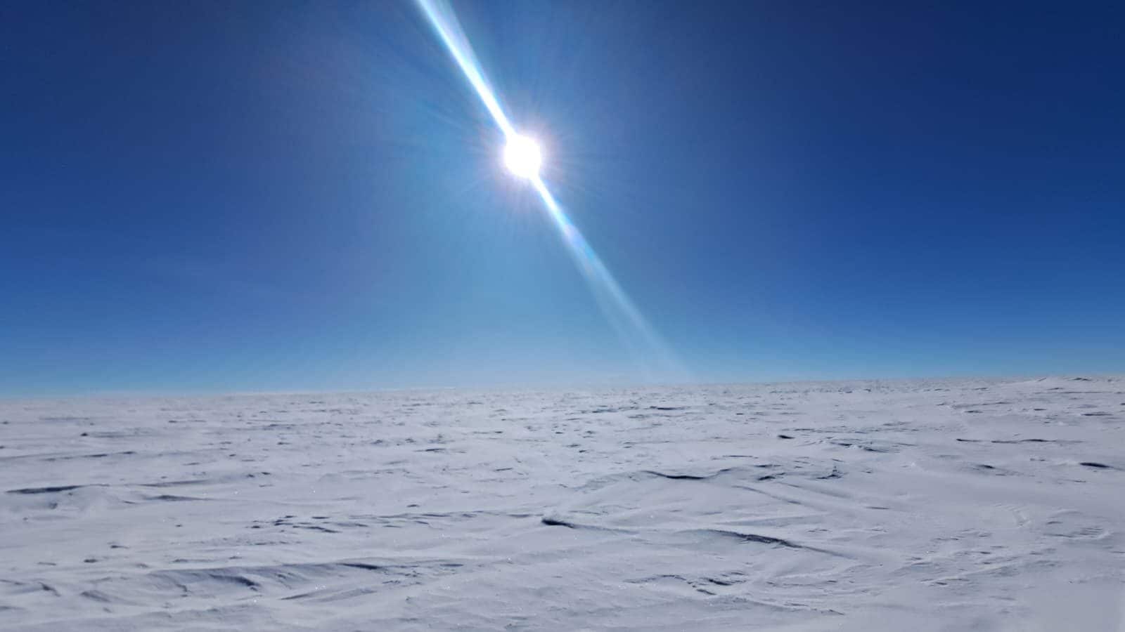 Il paesaggio da cartolina al Polo Sud