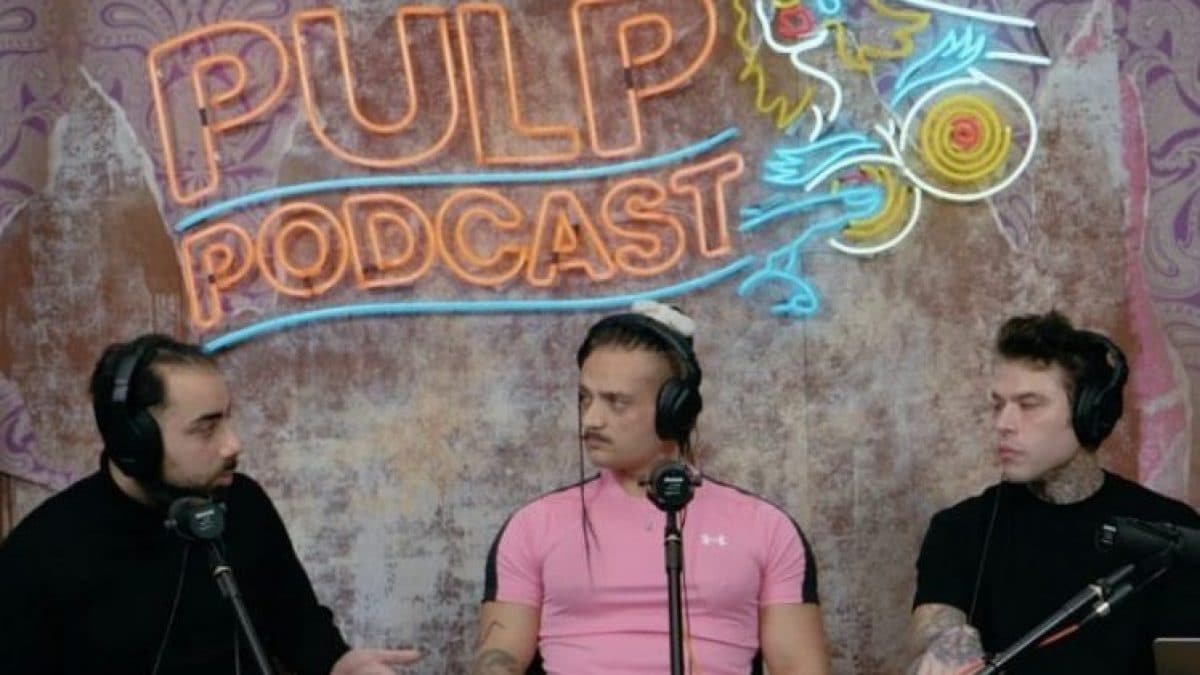 Da sinistra a destra: Tommaso Ricciardelli, Mr. Marra e Fedez