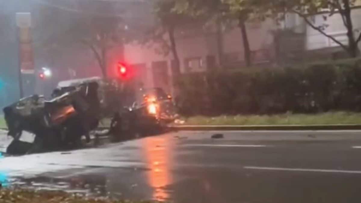 Il ragazzo filmato mentre prende a calci i finestrini del Suv in viale Fulvio Testi a Milano