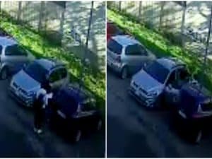 Il video del 46enne che getta benzina contro l&#8217;ex moglie a Seregno e prova a darle fuoco: arrestato