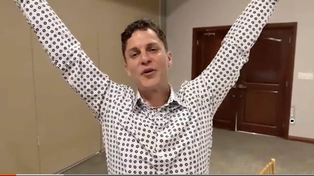 Stefano Conti esulta dopo l’assoluzione in Appello