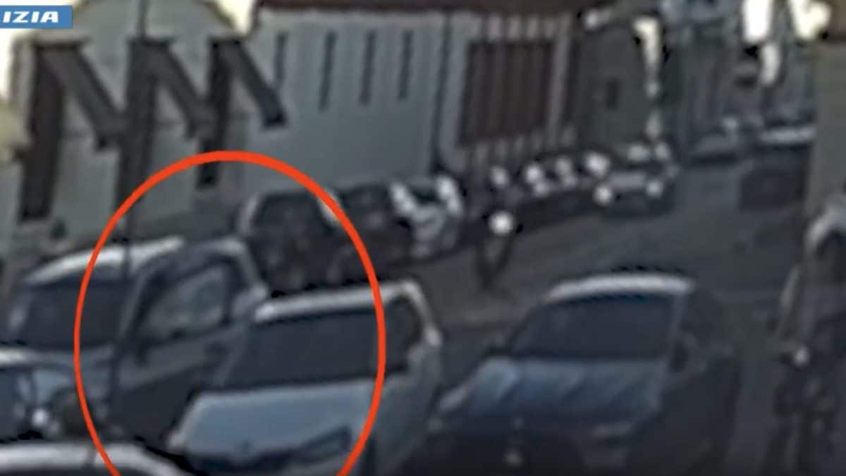 Un’immagine della rapina