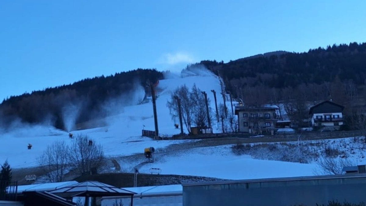 La pista Stelvio di Bormio dove si svolgeranno le gare olimpiche