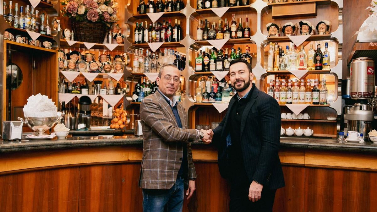 Giuseppe Gattullo e il nuovo proprietario Vincenzo Dascanio