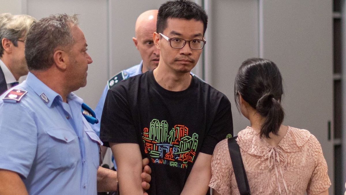 Zewei Xu, l’ingegnere cinese arrestato a Malpensa il 3 luglio 2025 (foto da LaPresse)