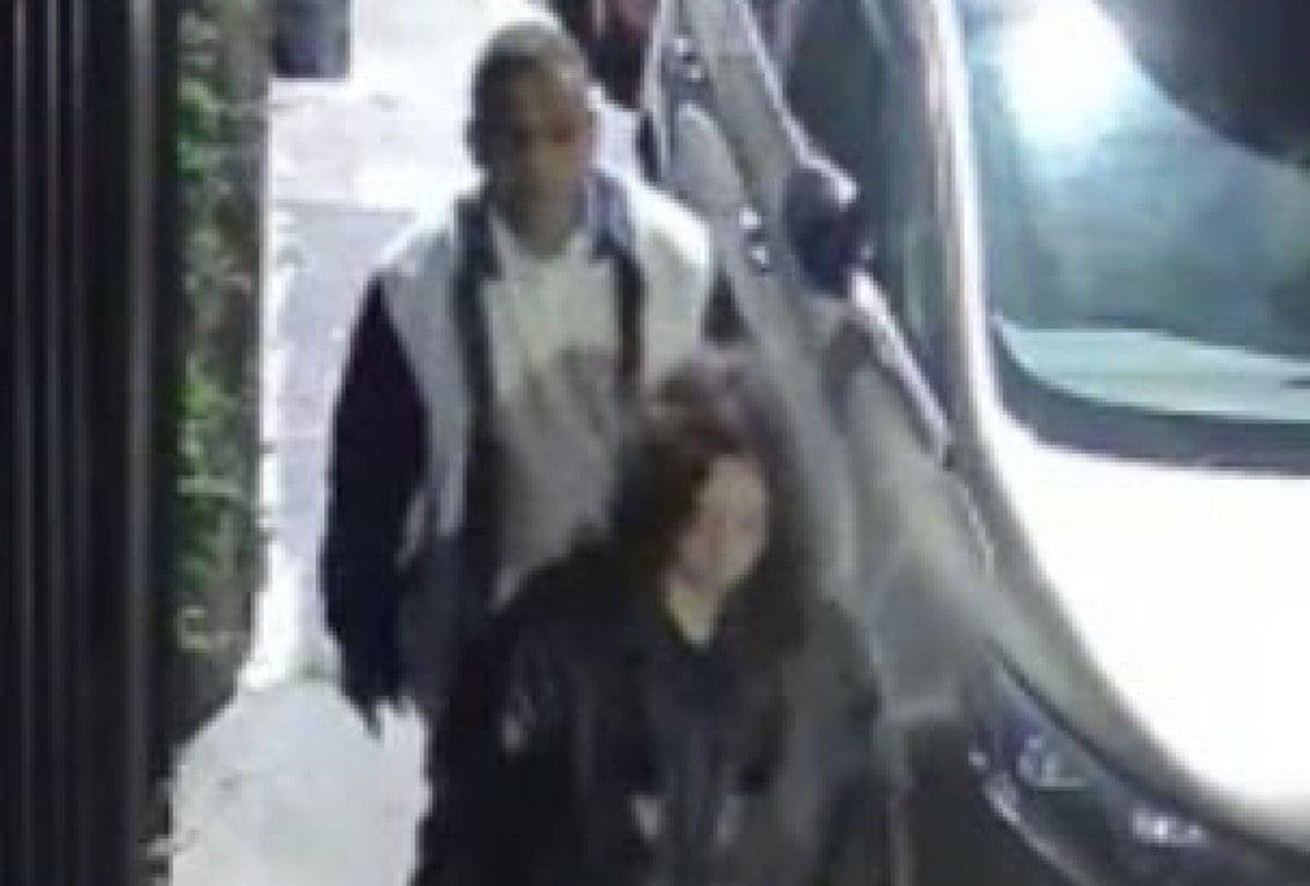 Il frame in cui si vedono il 53enne e Aurora Livoli