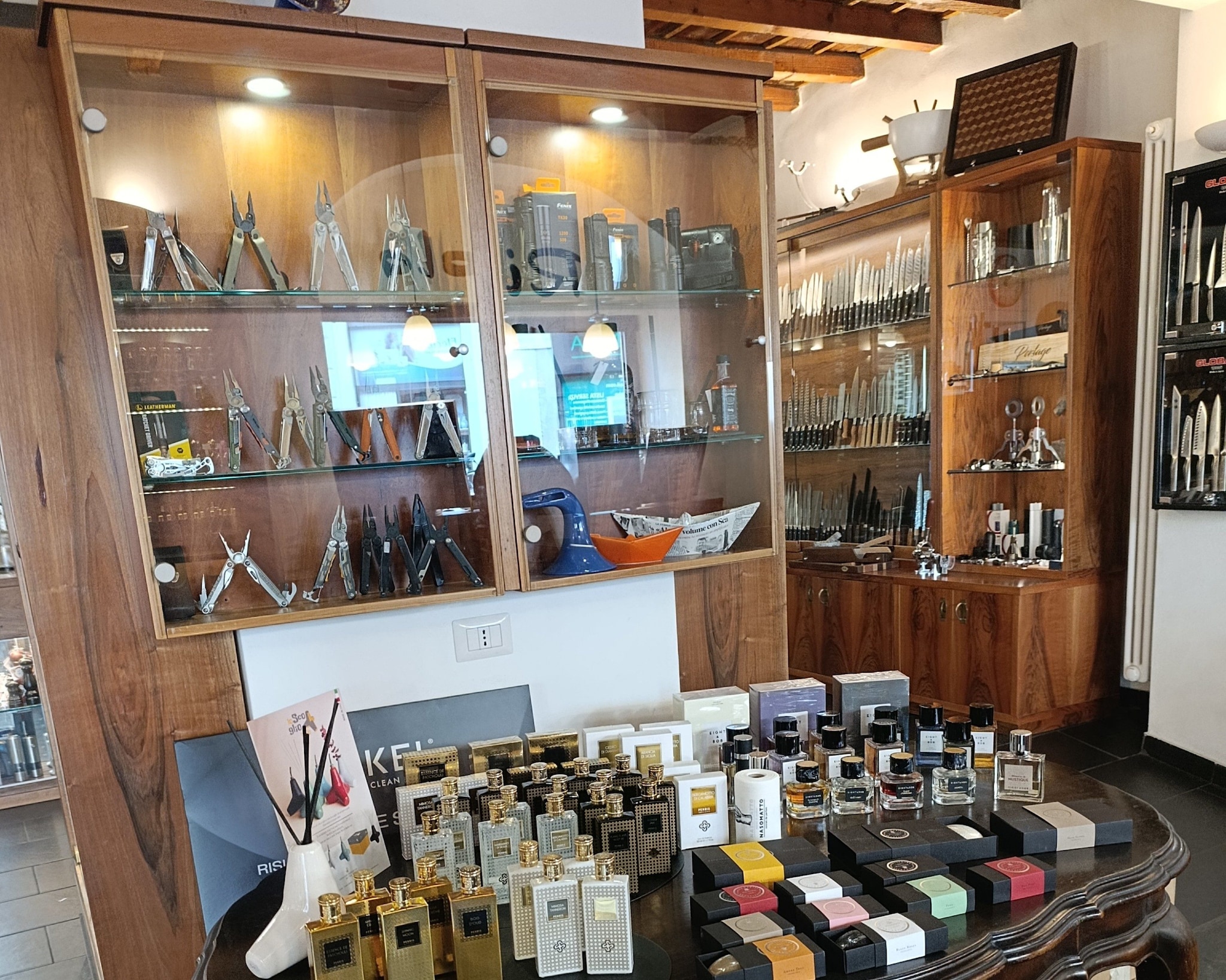 L’interno del negozio