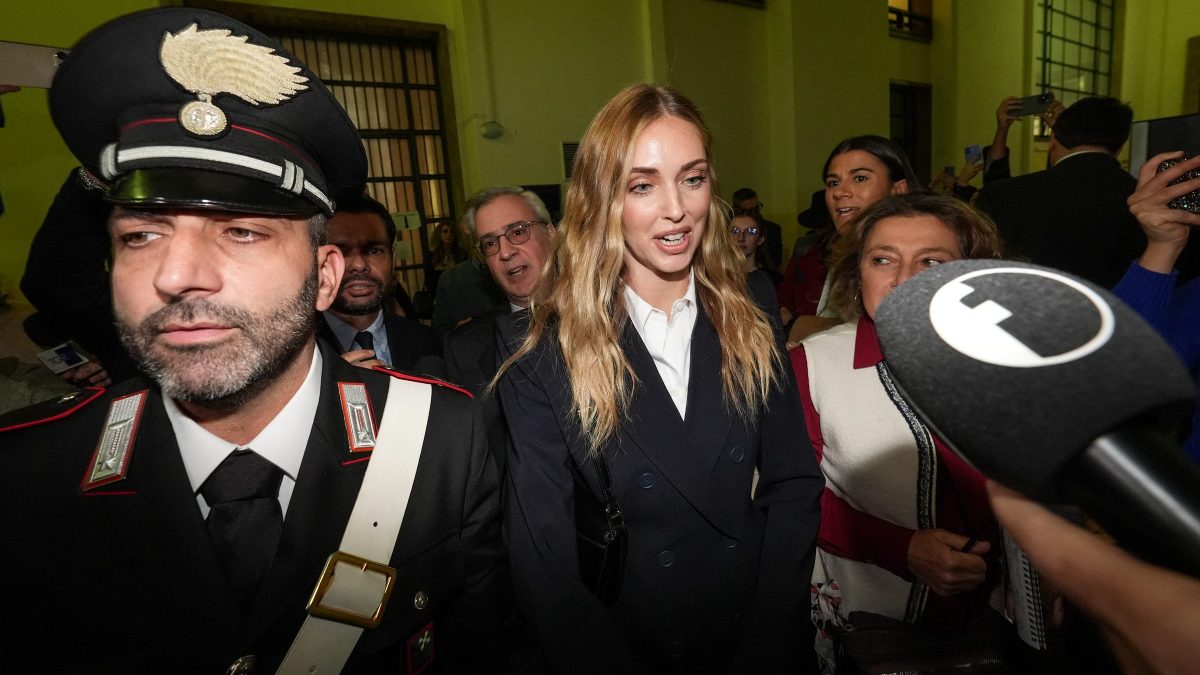 Chiara Ferragni in tribunale a Milano