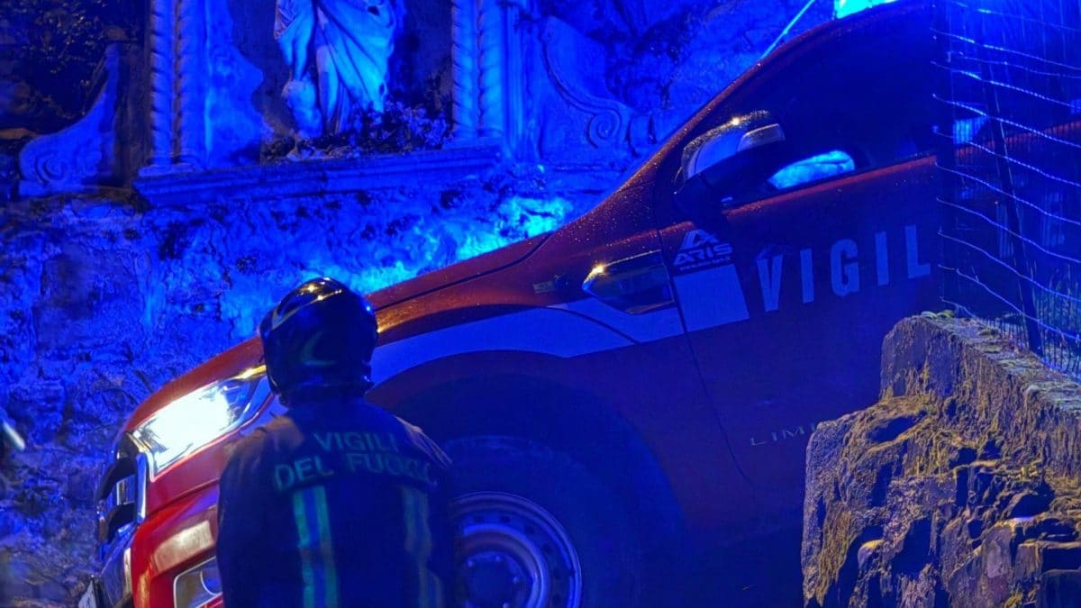 Un’immagine dell’intervento a Oggiono